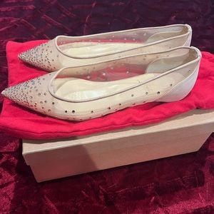 Louboutin Follies Strass Flats